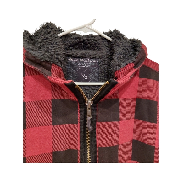 Vintage Quicksilver Fuzzy Heavy Hoodie - Picture 6 of 6